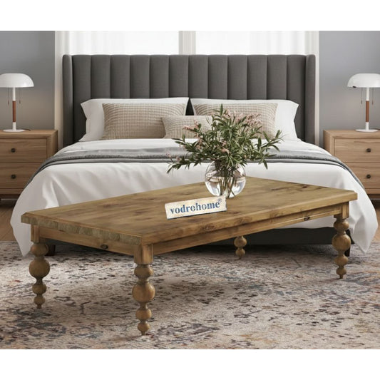 vodrohome classic design center table with designer legs for office – solid mango wood coffee table for living room - sofa set table C#018