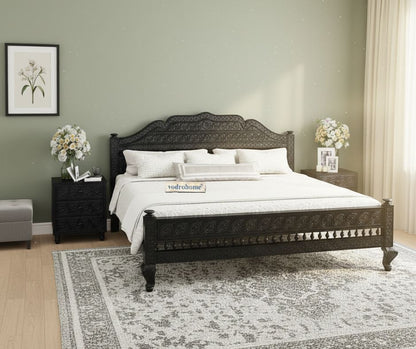 Vodrohome Jodhpur Carved Bed Luxuries B#006