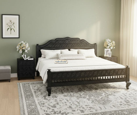 Vodrohome Jodhpur Carved Bed Luxuries B#006