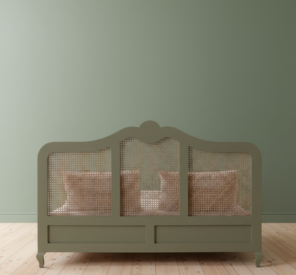 Vodrohome Rattan Bed- Mango Wood Rattan Cane Bed B#001
